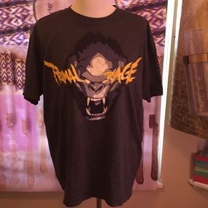Primal Rage grey tee size large